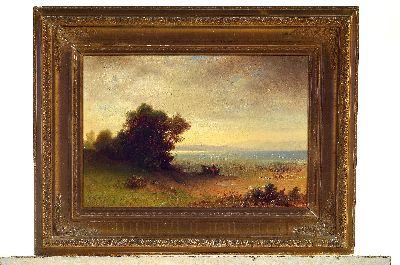 26938016k - Ludwig Meixner, 1828-1885, Partie am Ammersee, Öl/Lwd, links unten sign. und dat. ...