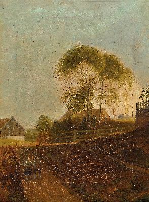 Image 26938017 - Zuschreibung: Max Joseph Wagenbauer, 1775-1829, zwei Personen auf dem Weg zu einem ...