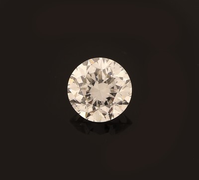Image Loose brilliant, 0.44 ct , Wesselton(H)/vs1,with GIA-expertise Valuation Price: 2000, - ...