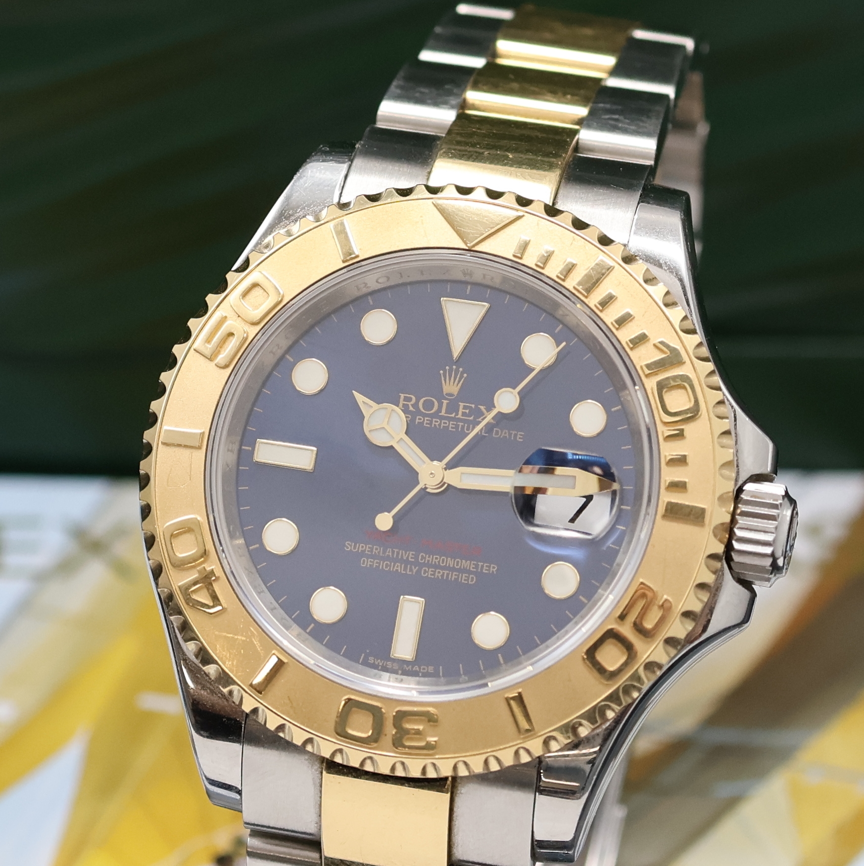 Detail a: ROLEX Herrenarmbanduhr Oyster Perpetual Date Yacht-Master Referenz 16623, Automatik, G-Serie, Chronometer der Superlative in Edelstahl/Gold ...