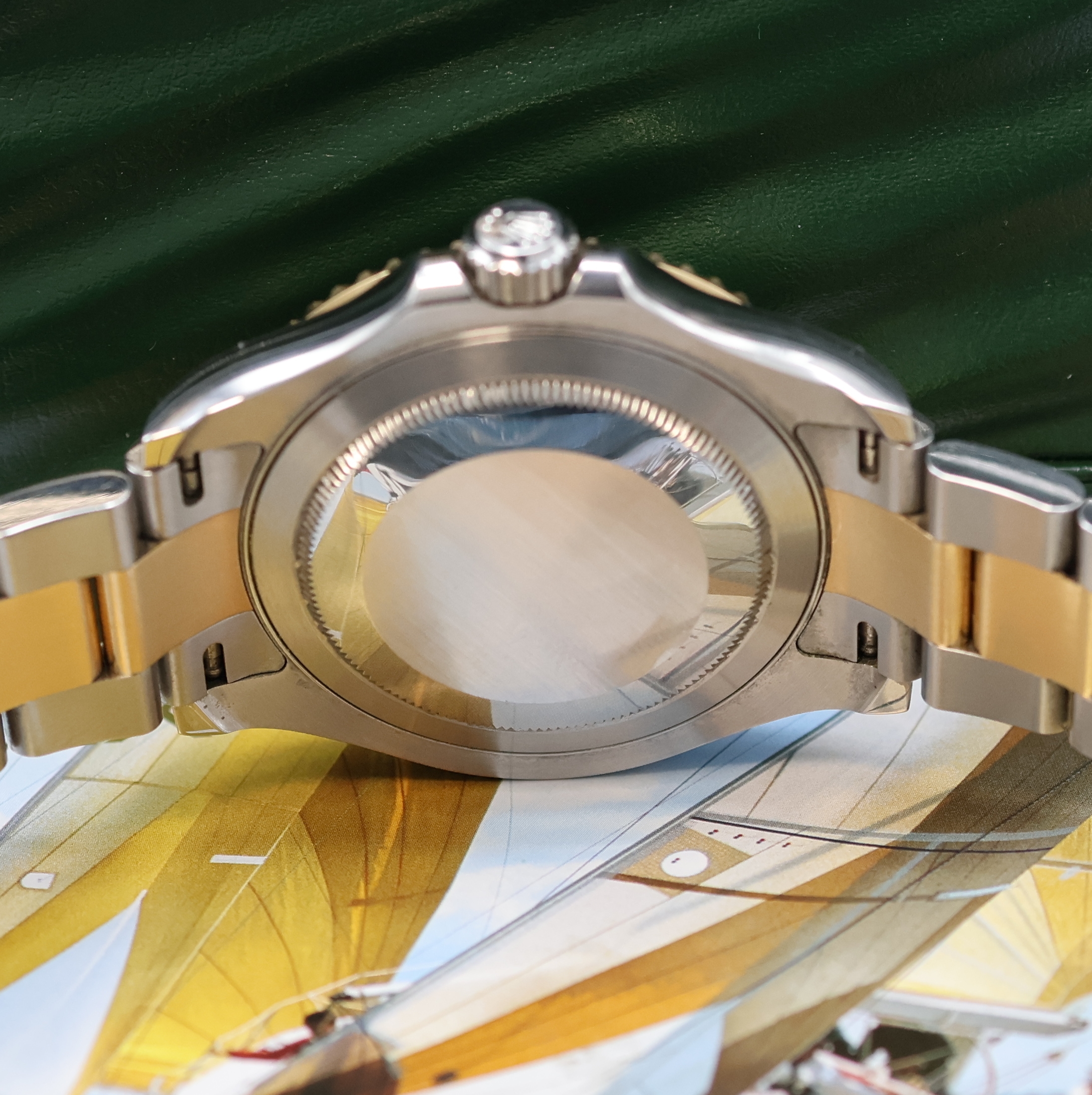 Detail g: ROLEX Herrenarmbanduhr Oyster Perpetual Date Yacht-Master Referenz 16623, Automatik, G-Serie, Chronometer der Superlative in Edelstahl/Gold ...