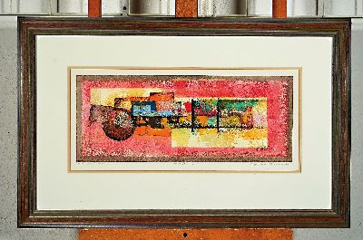 26941117k - Ernst Peter Rade, geb. 1938, 2 Arbeiten in Acryl/Tempera aus der Mappe 86, Abstraktion ...