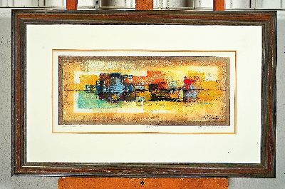 26941117l - Ernst Peter Rade, geb. 1938, 2 Arbeiten in Acryl/Tempera aus der Mappe 86, Abstraktion ...