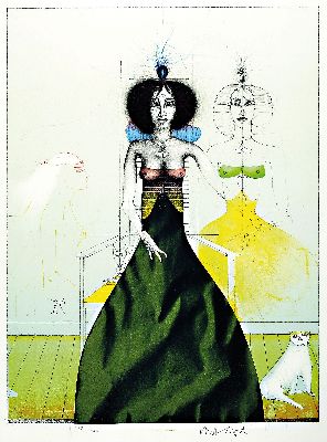 Image 26941121 - Paul Wunderlich, 1927 - 2010, drei Lithografien, alle num. und handsigniert,a. num. ...
