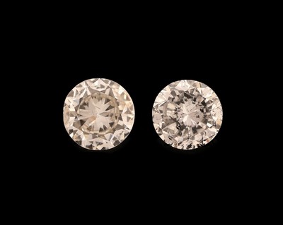 26941126a - Lot 2 lose Brillanten, zus. ca. 0.71 ct Weiß/si und p1 Schätzpreis: 1000, - ...