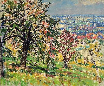 Image 26942324 - Unbekannter franz. Künstler, um 1930, "Printemps", ...