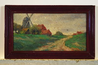 26942330l - Philipp Zeltner, 1865 Main - 1965, zwei Ölgemälde, 1x Sommerlandschaft mit ...