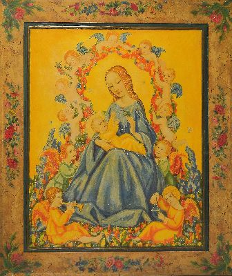Image 26942332 - Heinrich Windelschmidt, 1884- 1963, Madonna mit Kind, Öl/Pappe, signiert, ca. 55x43 ...