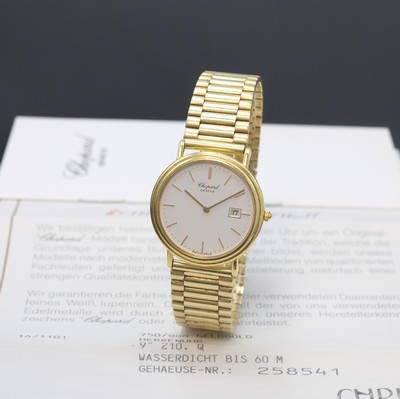 Image 26942356 - CHOPARD Herrenarmbanduhr in GG 750/000 Referenz 16/1101 an GG 585/000 Band, quarz, ...