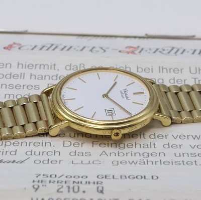 26942356c - CHOPARD Herrenarmbanduhr in GG 750/000 Referenz 16/1101 an GG 585/000 Band, quarz, ...