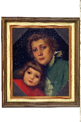26942424k - Zuschreibung Prof. Ludwig von Zumbusch, 1861 - 1927 München, Porträt Mutter ...
