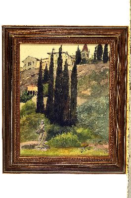 26942494k - Wilhelm Beckmann, 1852 Düsseldorf- 1942, "Verona", 1885, u. re. bezeichnet ...