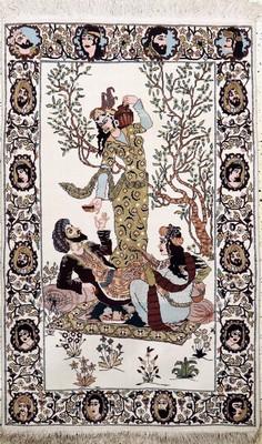 Image Lahor, Pakistan, Ende 20.Jhd, Wolle auf Baumwolle, ca. 155 x 98 cm, EHZ: 2