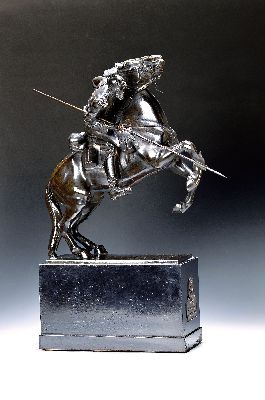 Image Ludwig Habich, 1872 Darmstadt-1949 Jugenheim, Berittener Ulan aus dem Ulanenregiment ...