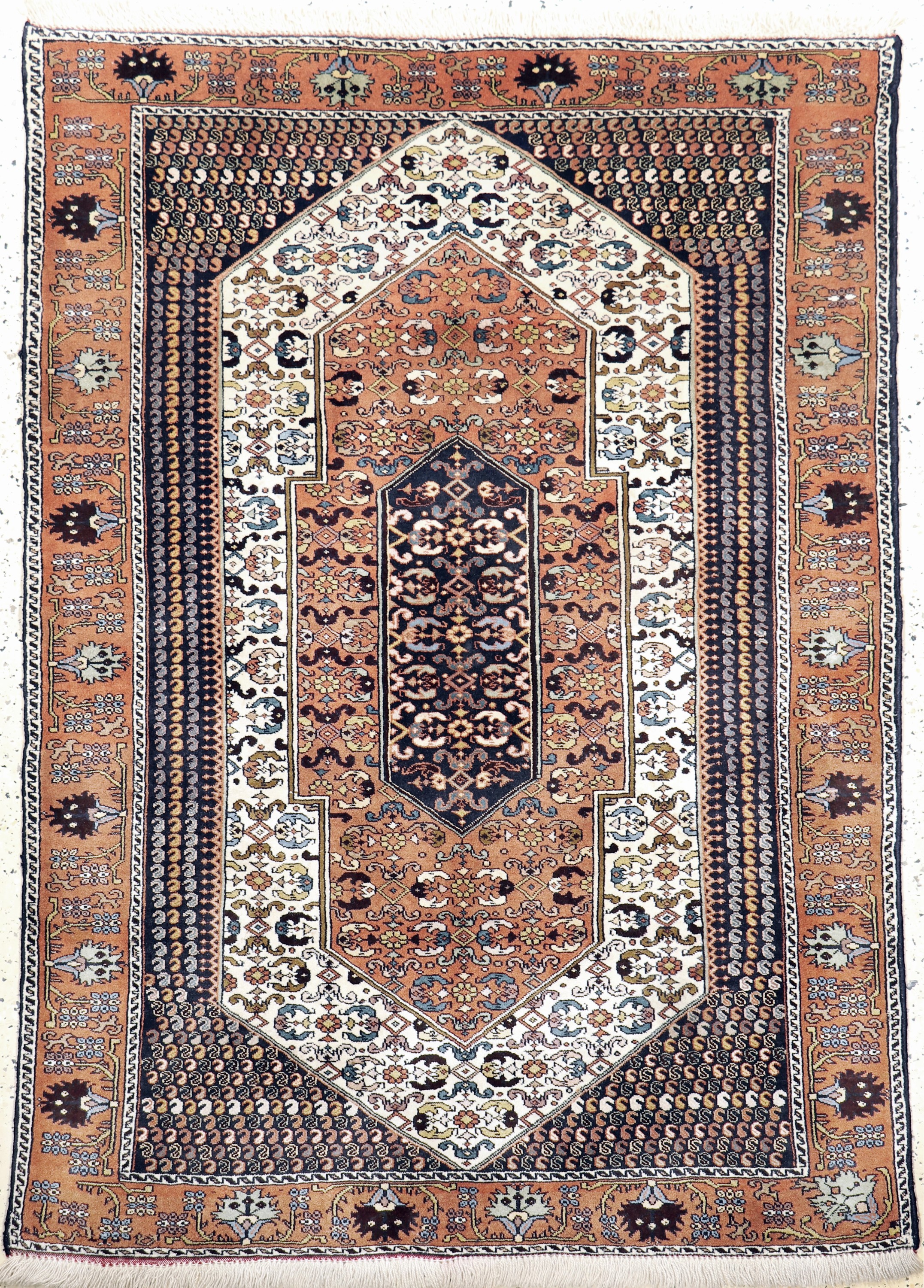 Ghochan, Persien, Mitte 20.Jhd, Wolle auf Wolle, ca. 170 x 125 cm, EHZ: 2(fleckig)