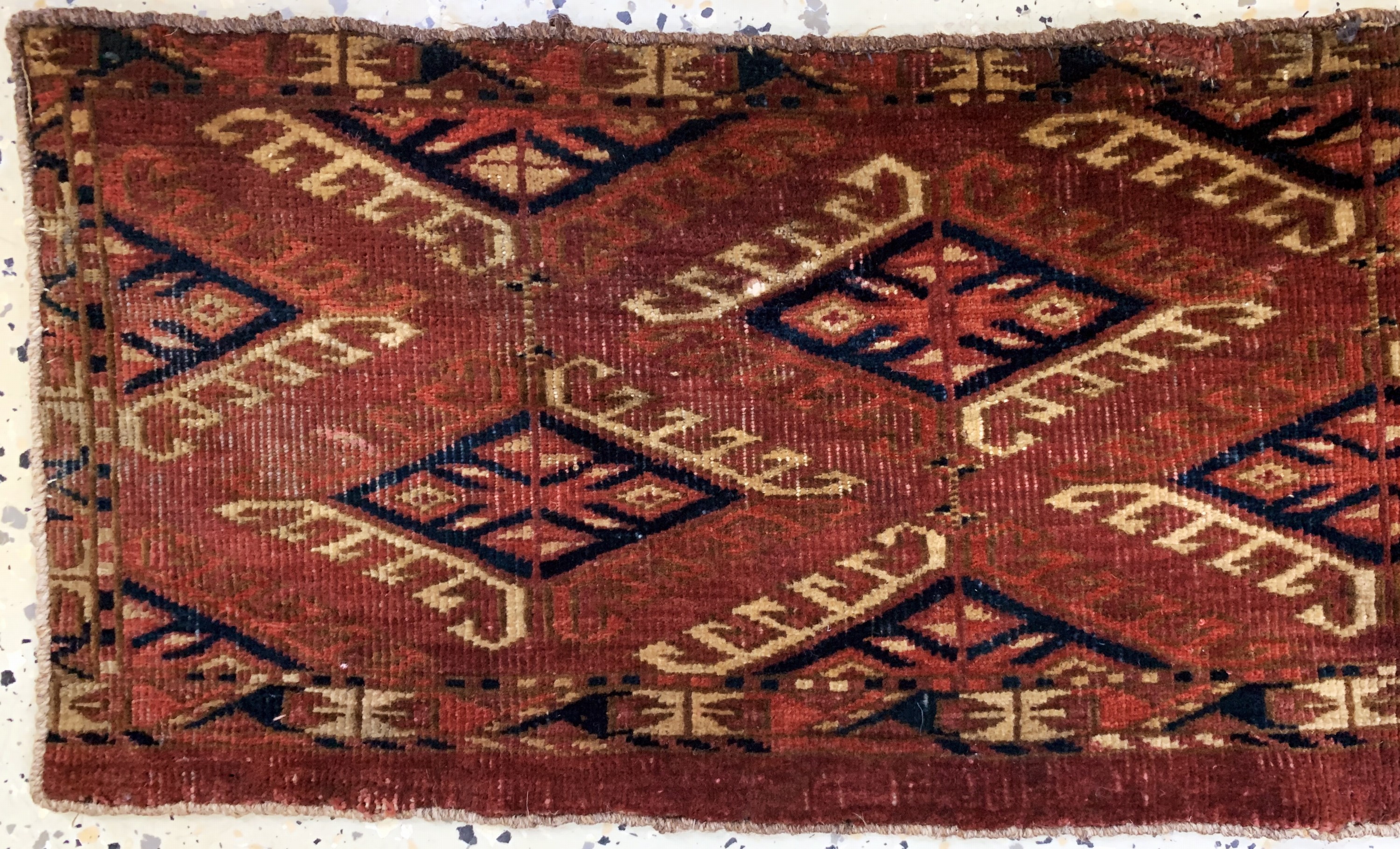 Detail a: 3 Lots Torba antik, Turkmenistan, 19.Jhd, Wolle auf Wolle, ca. 155 x 40 cm, EHZ: 3-4