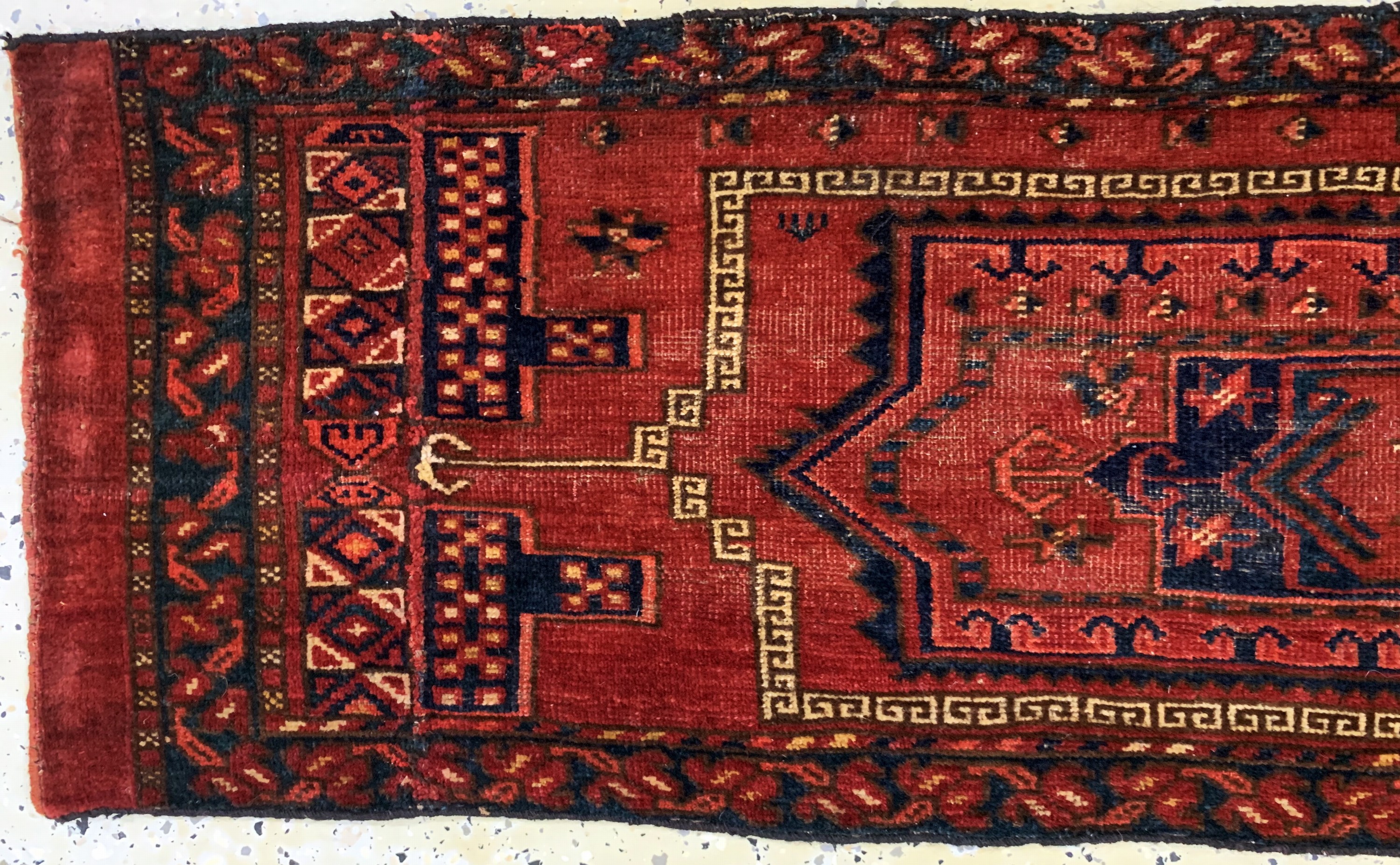 Detail g: 3 Lots Torba antik, Turkmenistan, 19.Jhd, Wolle auf Wolle, ca. 155 x 40 cm, EHZ: 3-4