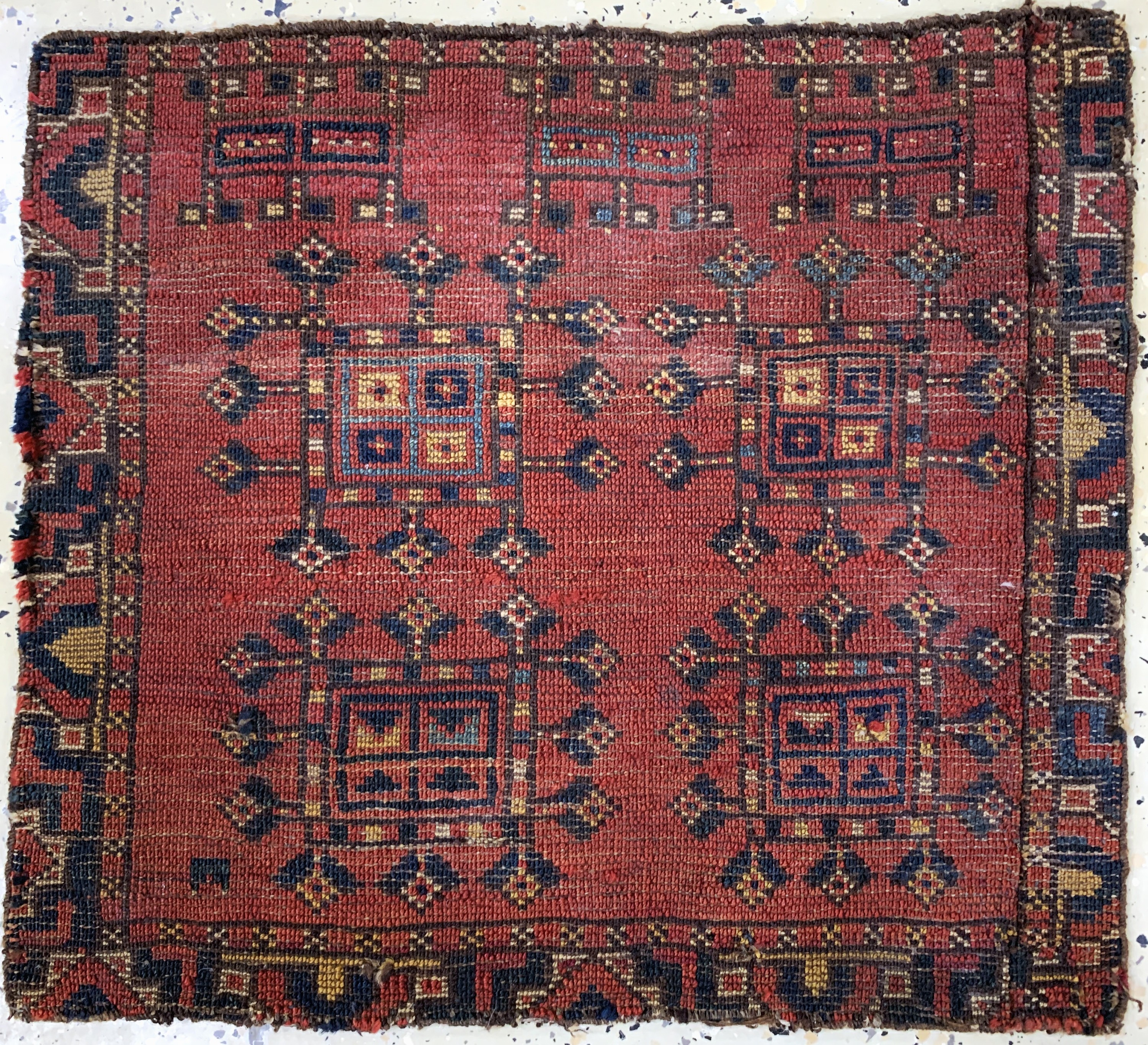 Detail b: 3 Lots Beschir antik, Turkmenistan, 19.Jhd,Wolle auf Wolle, ca. 100 x 50 cm, EHZ: 3-4