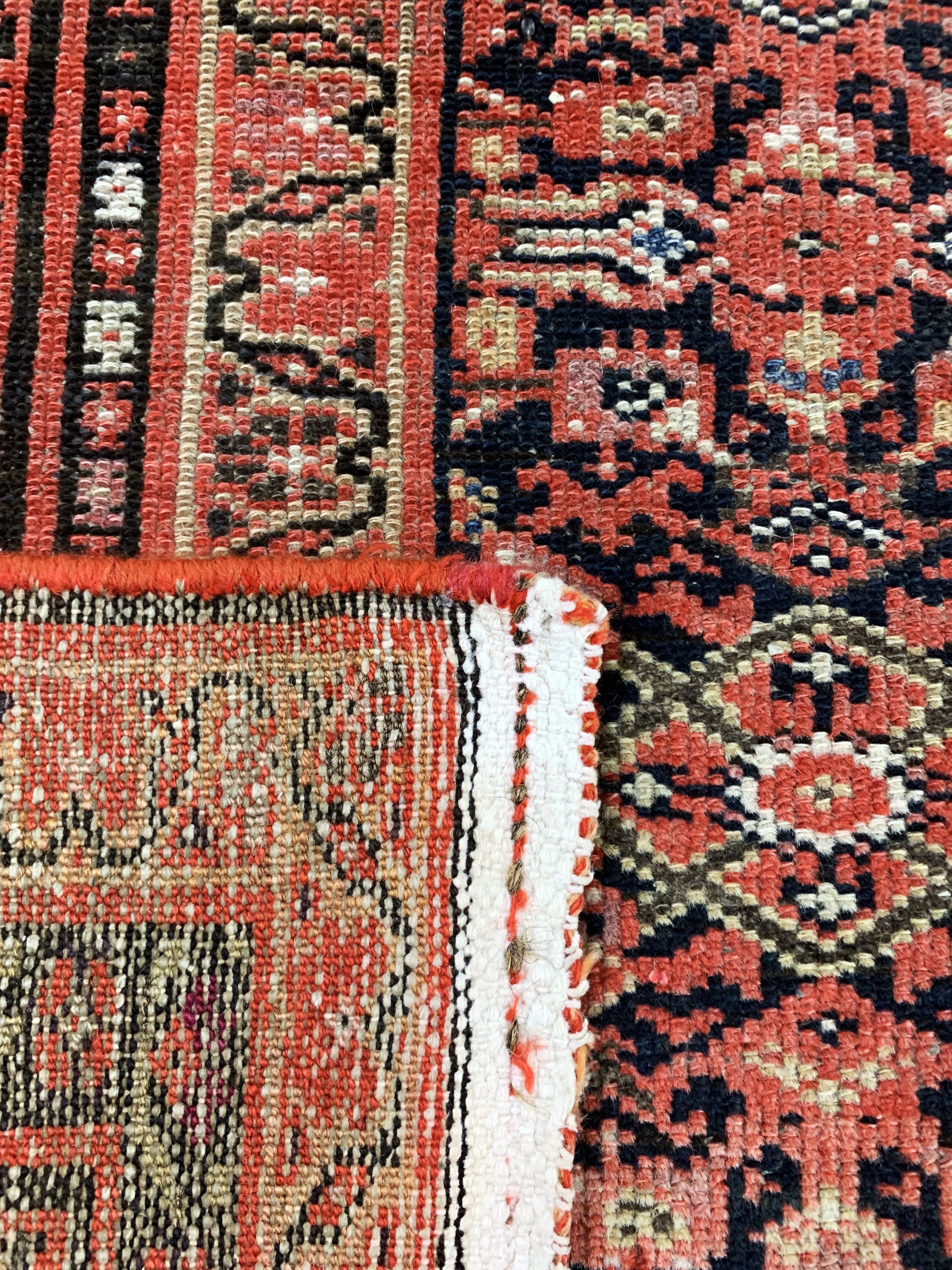 Detail g: Malayer antik, Persien, um 1900, Wolle auf Baumwolle, ca. 334 x 156 cm, verkürzt, EHZ: 3