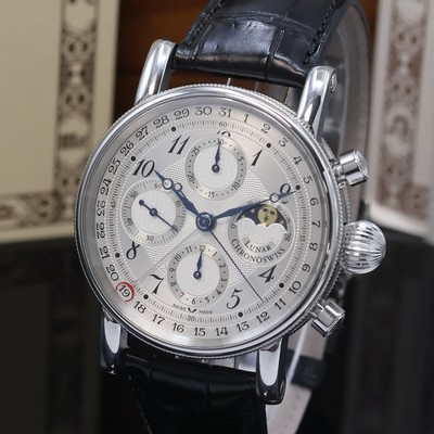 26943442a - CHRONOSWISS Lunar Armbandchronograph Referenz CH 7523, Automatik, Edelstahlgeh. inkl. ...
