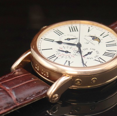 26943443f - CHRONOSWISS astronomische Herrenarmbanduhr in RG 750/000 mit ewigem Kalender Referenz CH ...