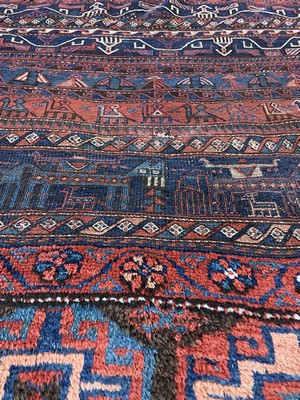 26943461d - ´Khorjin´antik(geöffnet), Persien, um 1900,Wolle auf Wolle, ca. 180 x 125 cm, EHZ: 3, ...