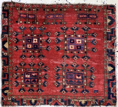 26943469a - 3 Lots Beschir antik, Turkmenistan, 19.Jhd,Wolle auf Wolle, ca. 100 x 50 cm, EHZ: 3-4