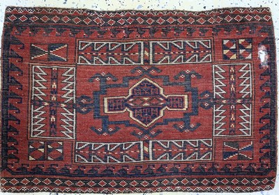 26943469d - 3 Lots Beschir antik, Turkmenistan, 19.Jhd,Wolle auf Wolle, ca. 100 x 50 cm, EHZ: 3-4