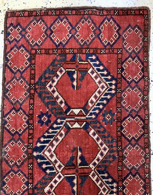 26943469e - 3 Lots Beschir antik, Turkmenistan, 19.Jhd,Wolle auf Wolle, ca. 100 x 50 cm, EHZ: 3-4