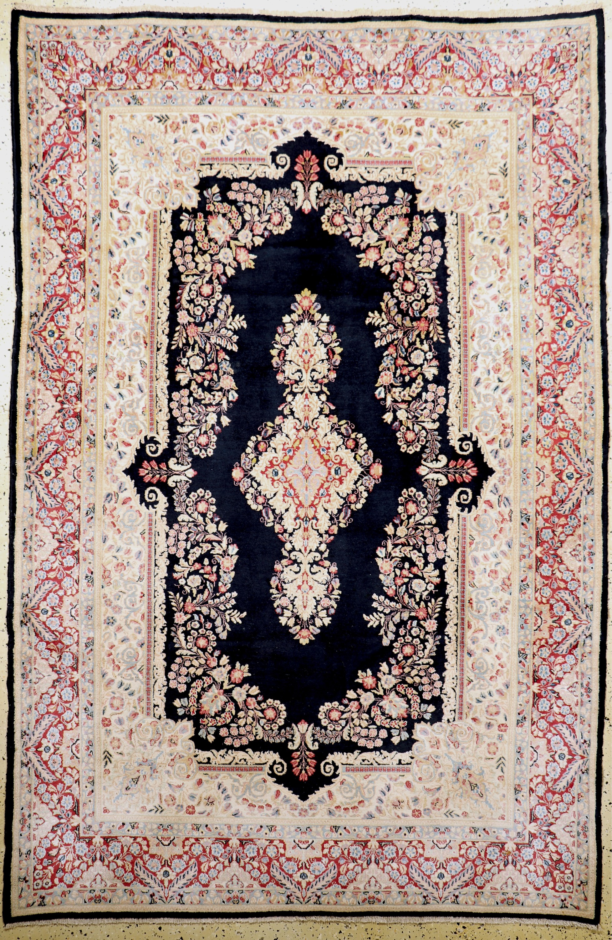 Kerman fein alt, Persien, Mitte 20.Jhd, Wolle auf Baumwolle, ca. 295 x 195 cm, EHZ: 2