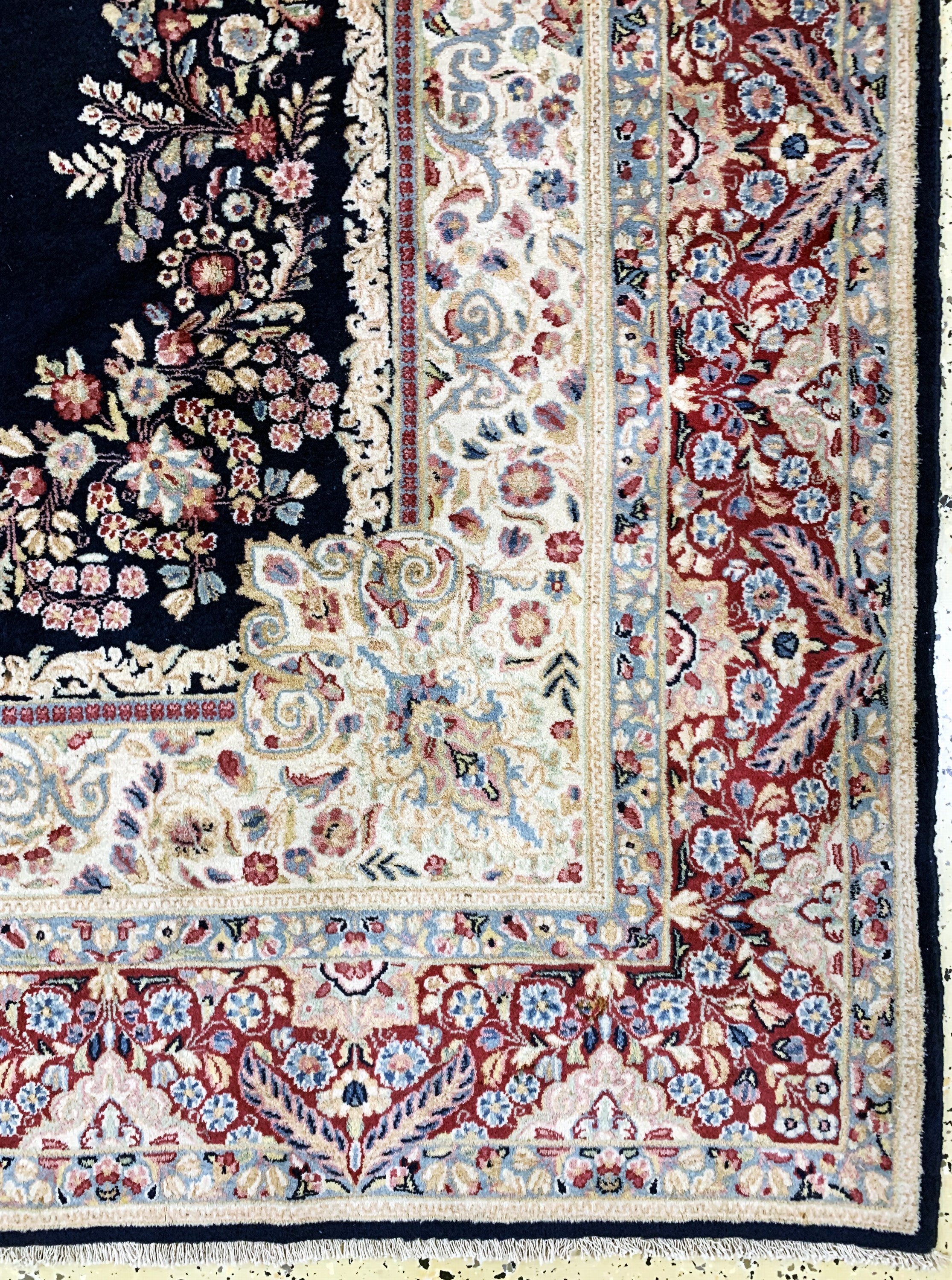 Detail a: Kerman fein alt, Persien, Mitte 20.Jhd, Wolle auf Baumwolle, ca. 295 x 195 cm, EHZ: 2