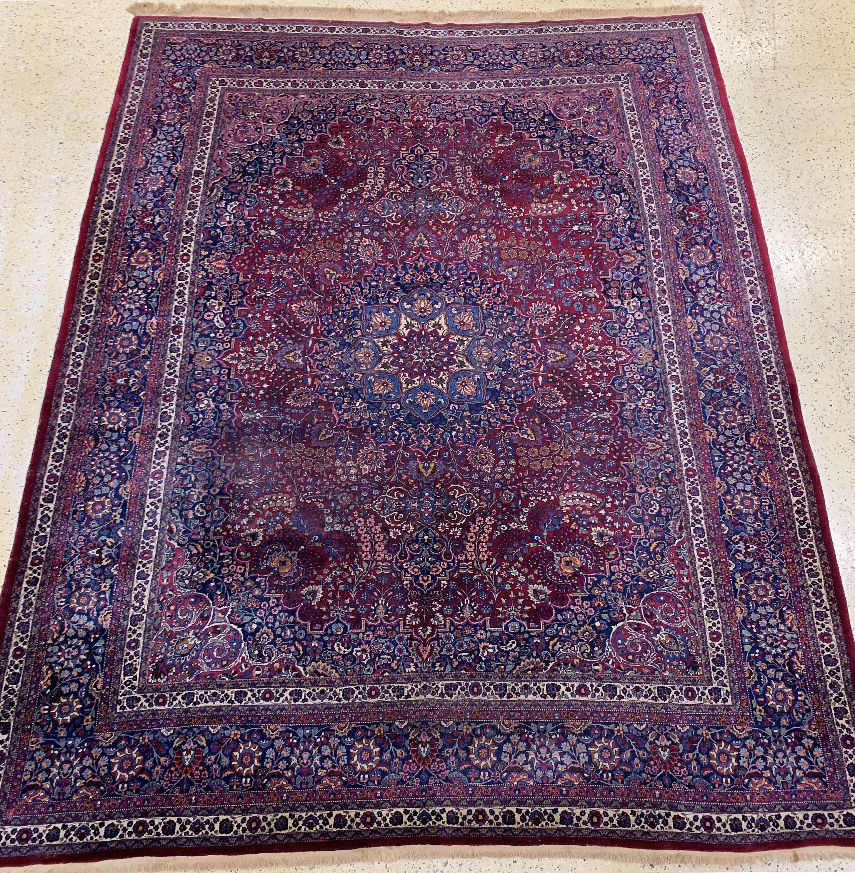 Image 26943845 - Mesched fein alt, Persien, Anfang 20.Jhd, Wolle auf Baumwolle, ca. 390 x 310 cm, EHZ: 3