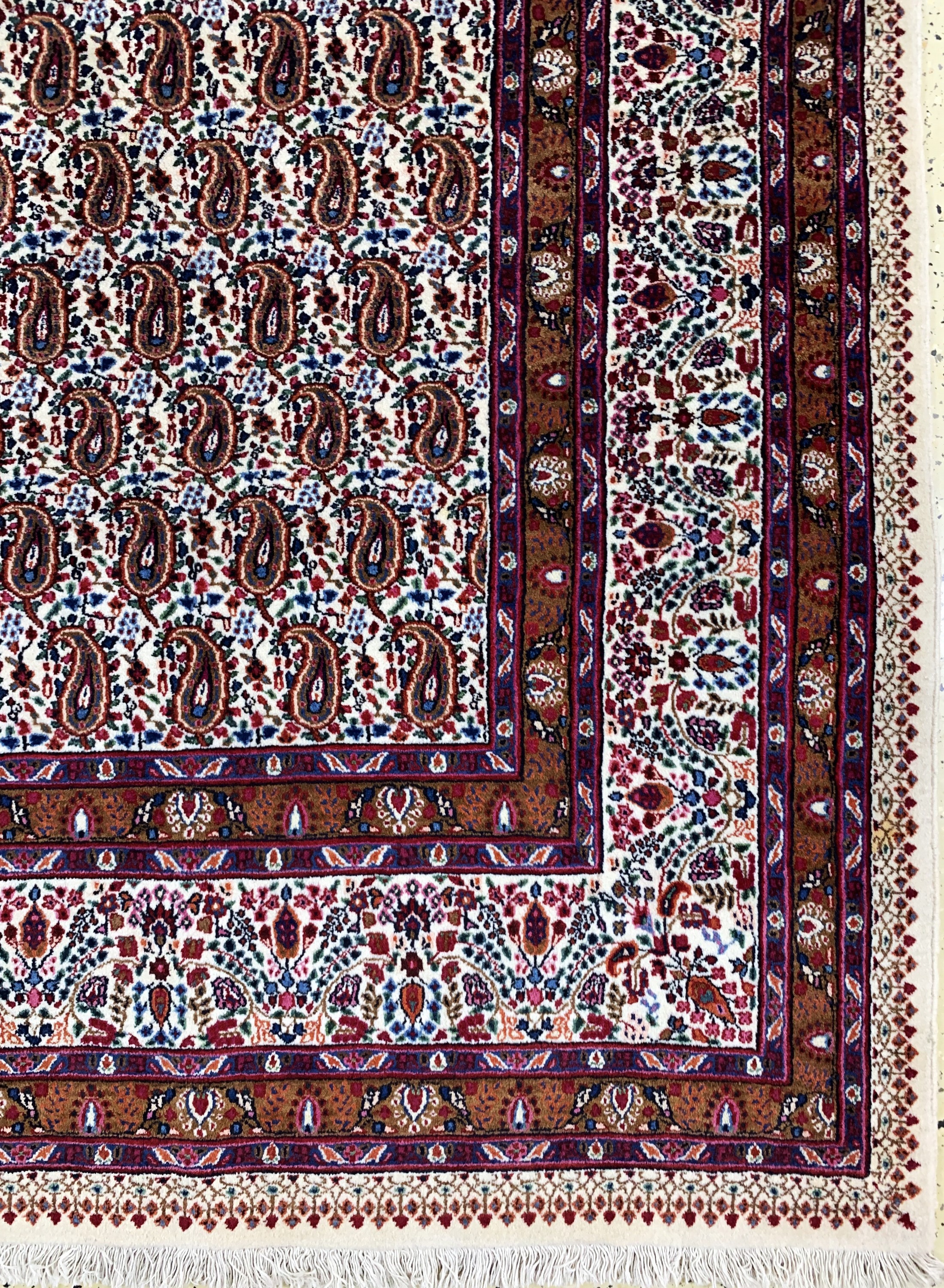 Detail a: Birdjand fein, Persien, Mitte 20.Jhd, Wolleauf Baumwolle, ca. 395 x 300 cm, EHZ: 2
