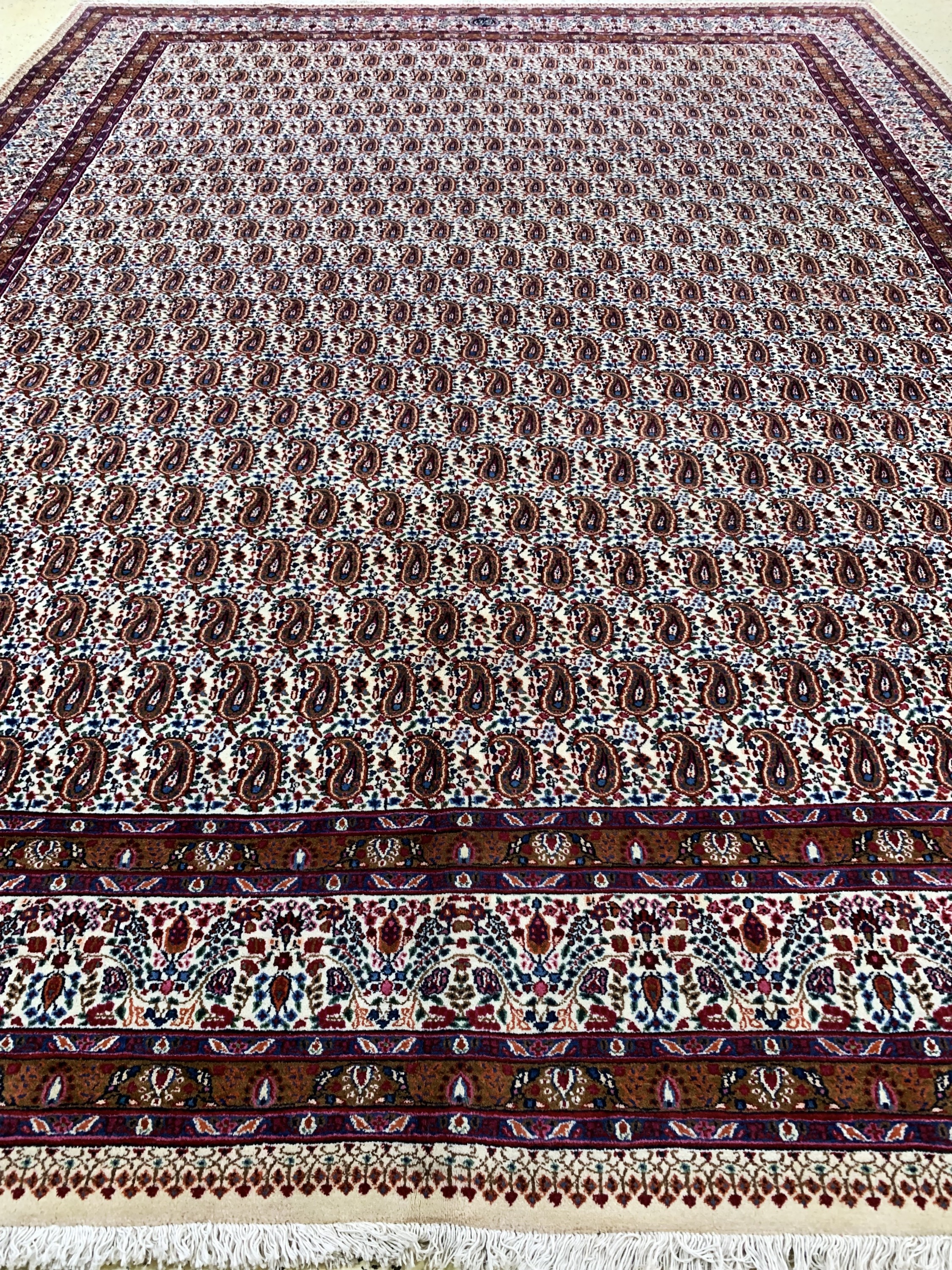Detail g: Birdjand fein, Persien, Mitte 20.Jhd, Wolleauf Baumwolle, ca. 395 x 300 cm, EHZ: 2