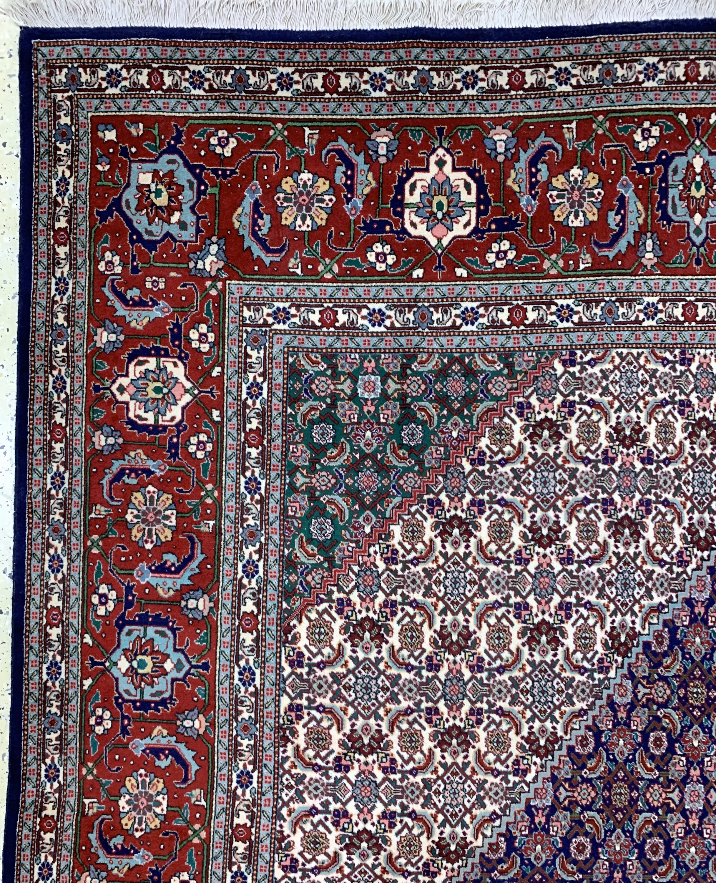 Detail d: Täbriz (40 Raj), Persien, Anfang 20.Jhd, Wolle auf Baumwolle, ca. 389 x 296 cm, EHZ: 2