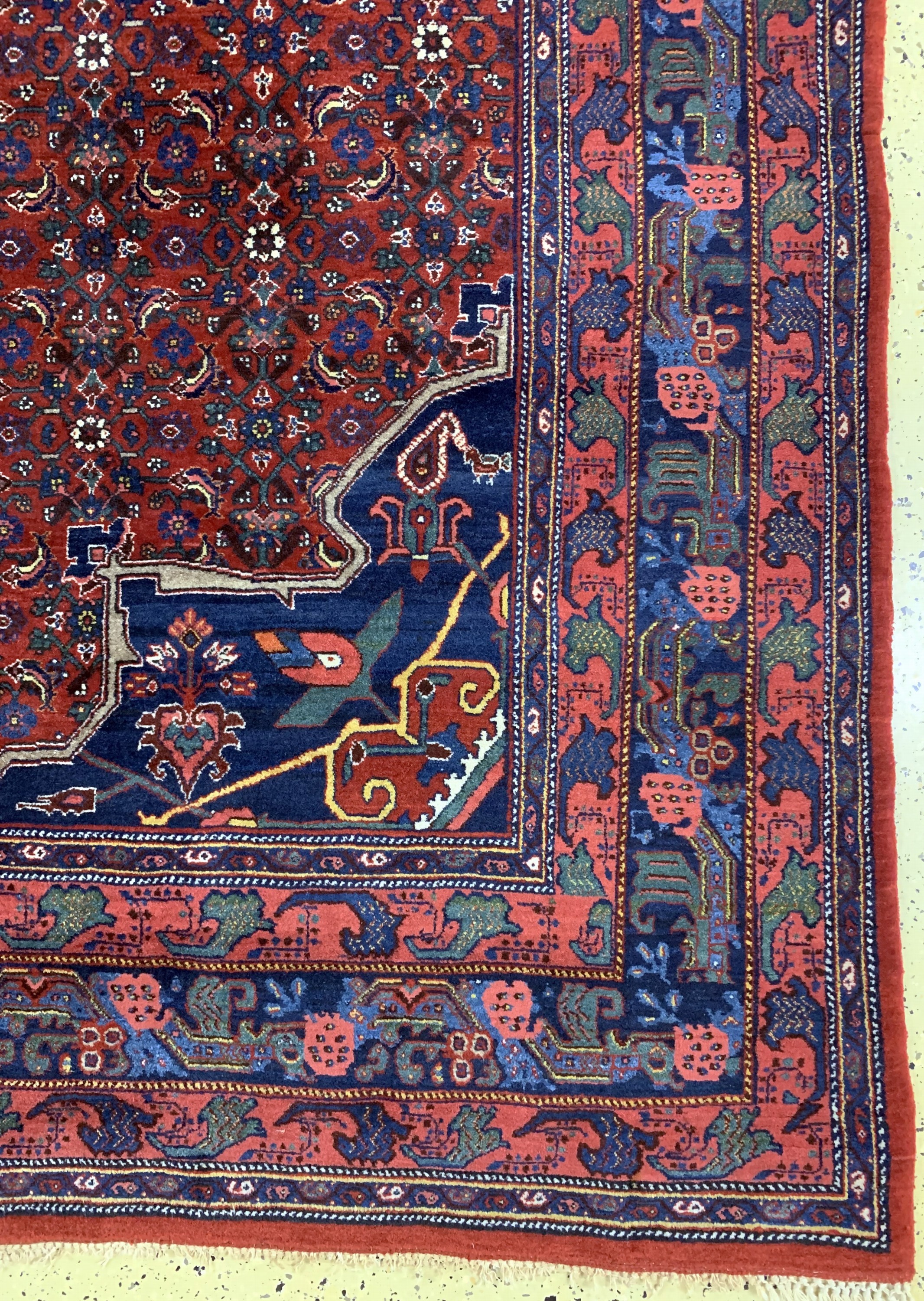 Detail a: Bidjar alt, Persien, Anfang 20.Jhd, Wolle auf Baumwolle, ca. 345 x 262 cm, EHZ: 2