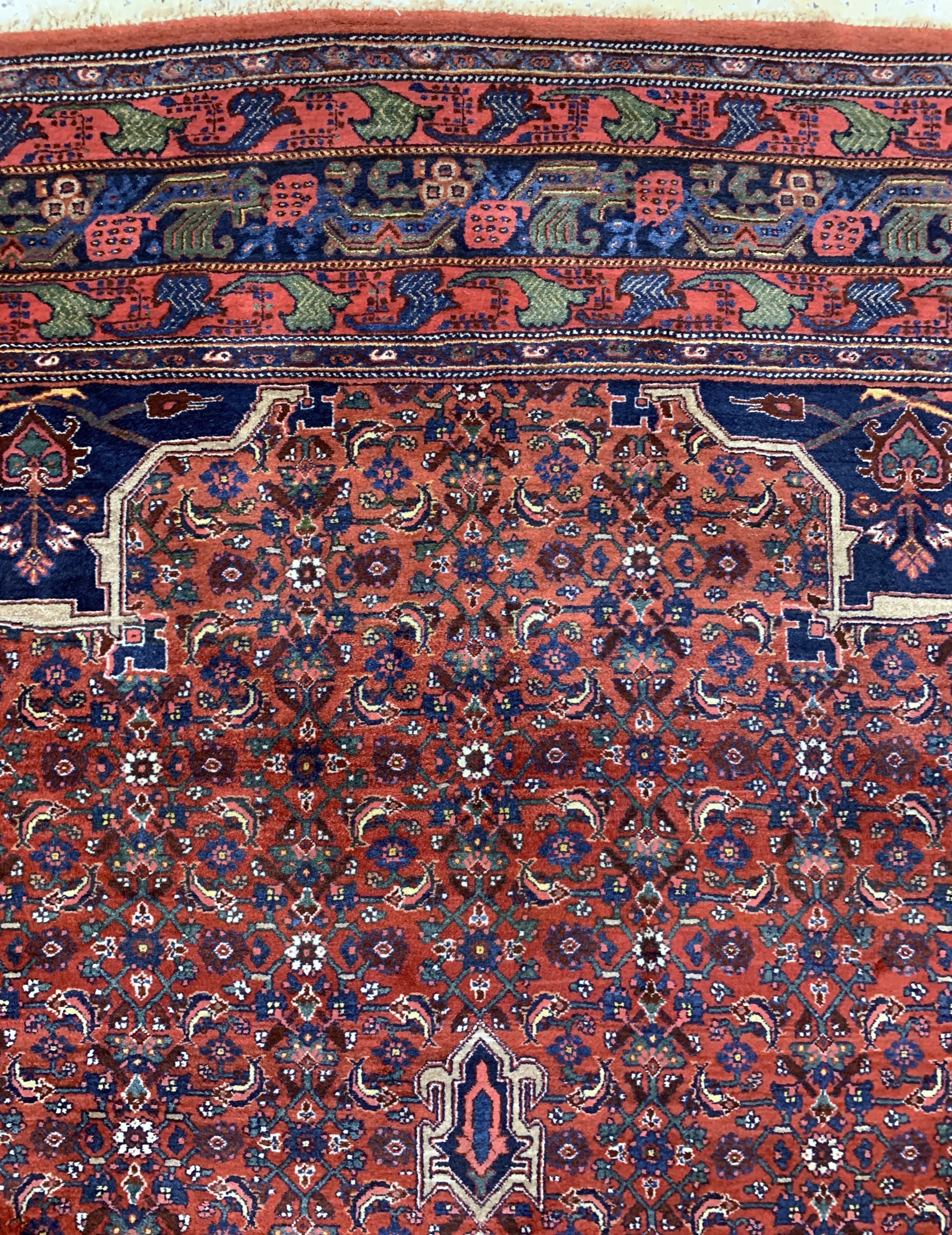 Detail e: Bidjar alt, Persien, Anfang 20.Jhd, Wolle auf Baumwolle, ca. 345 x 262 cm, EHZ: 2