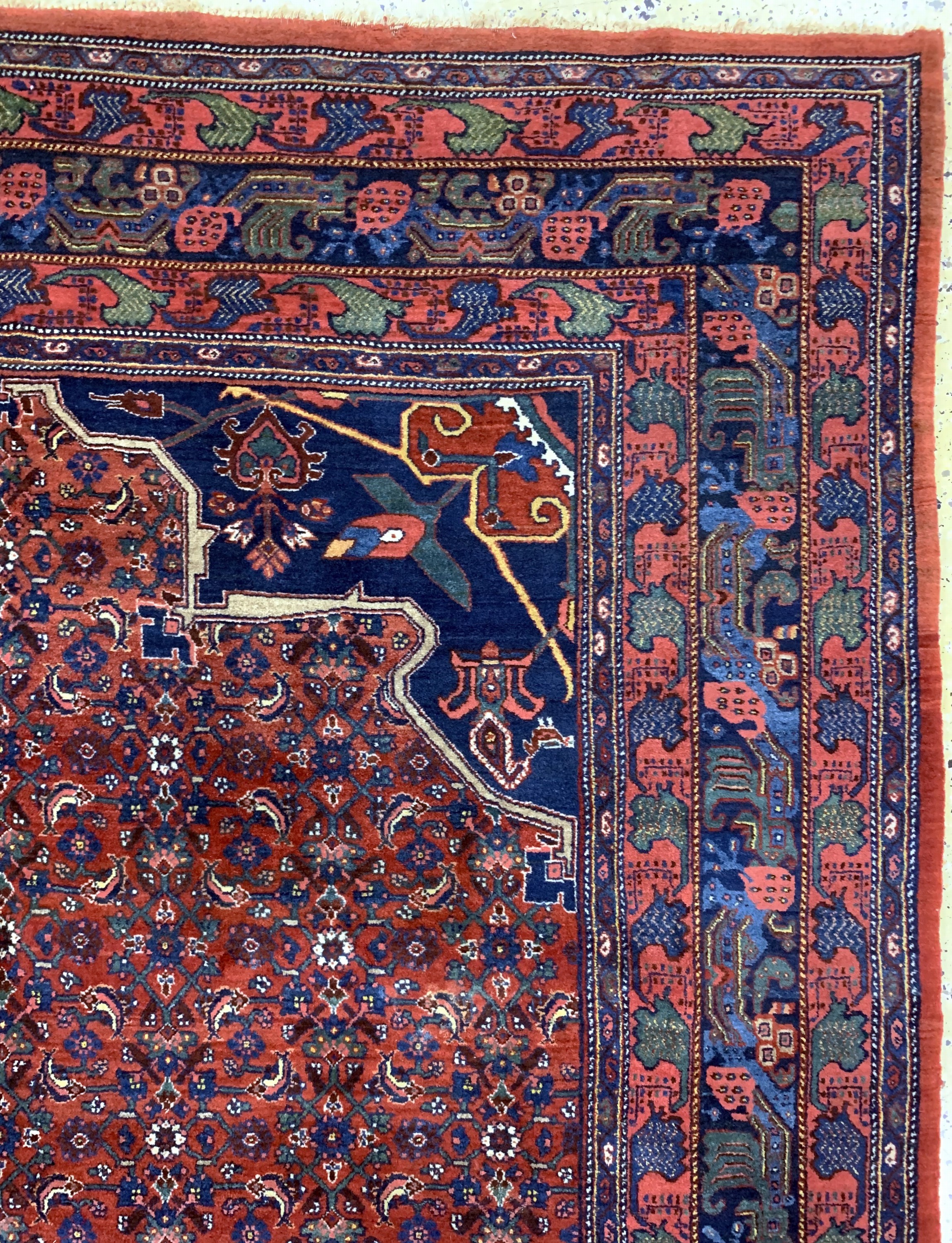 Detail f: Bidjar alt, Persien, Anfang 20.Jhd, Wolle auf Baumwolle, ca. 345 x 262 cm, EHZ: 2