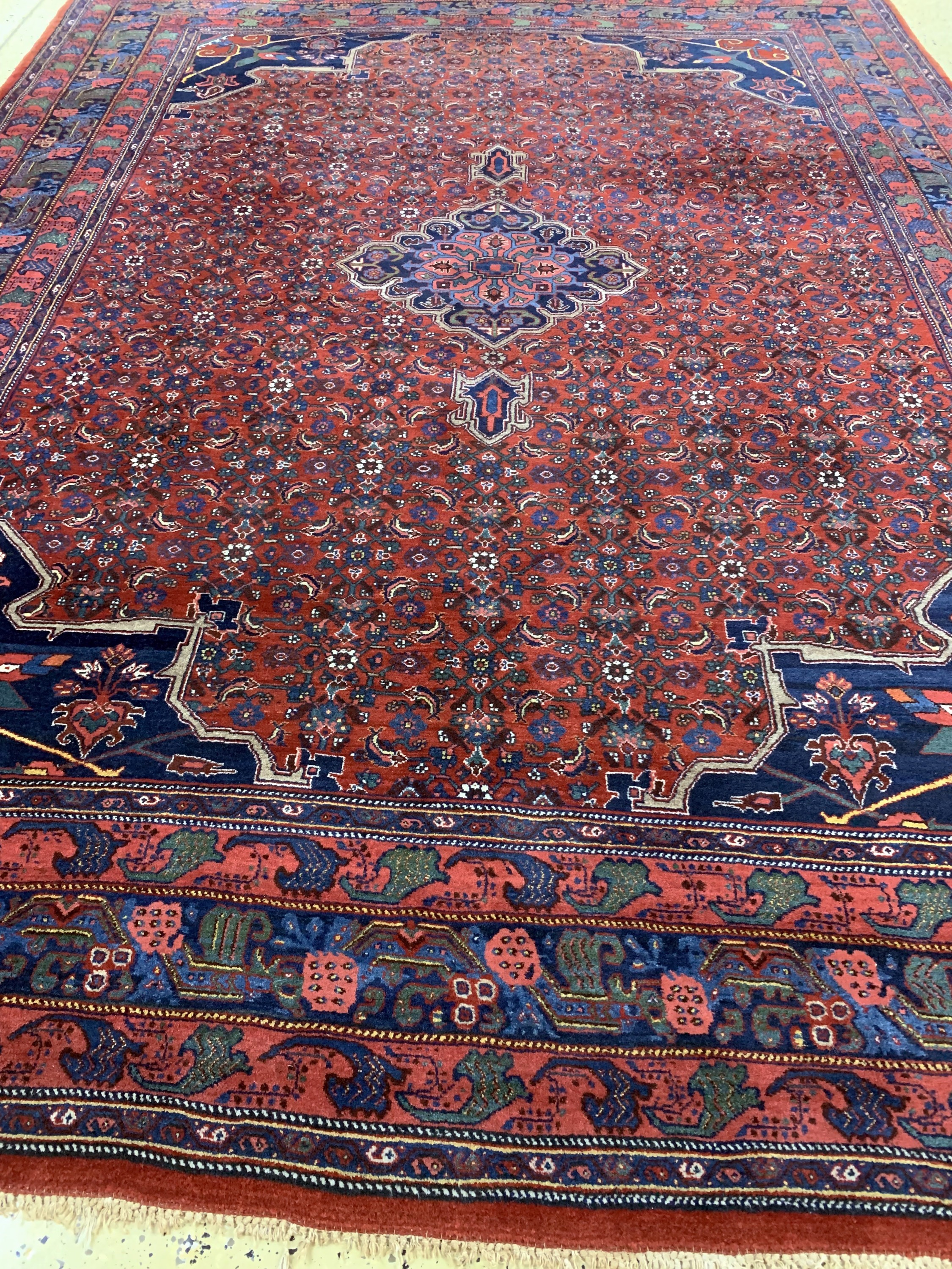 Detail g: Bidjar alt, Persien, Anfang 20.Jhd, Wolle auf Baumwolle, ca. 345 x 262 cm, EHZ: 2