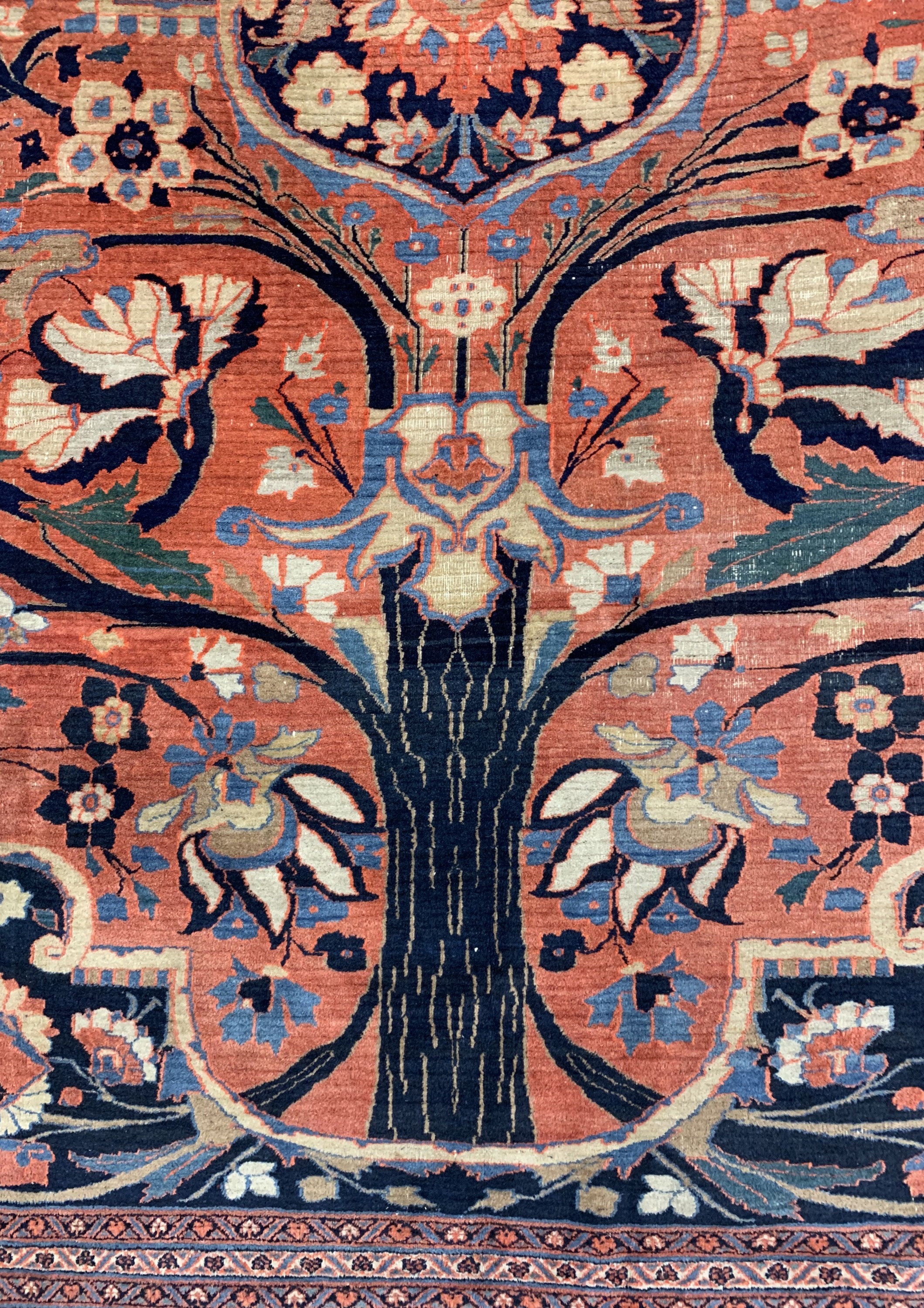 Detail c: Doroshk"Auftragsarbeit"antik, Persien, 19.Jhd, Wolle auf Baumwolle, ca. 505 x 345 cm,EHZ: 3