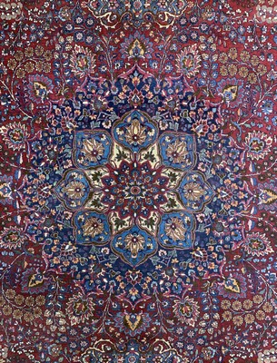 26943845e - Mesched fein alt, Persien, Anfang 20.Jhd, Wolle auf Baumwolle, ca. 390 x 310 cm, EHZ: 3