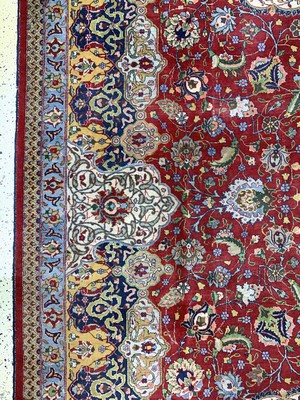 26943854d - Täbriz alt, Persien, Anfang 20.Jhd, Wolle auf Baumwolle, ca. 390 x 298 cm, EHZ: 3