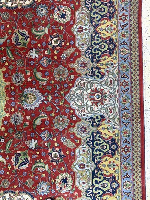 26943854f - Täbriz alt, Persien, Anfang 20.Jhd, Wolle auf Baumwolle, ca. 390 x 298 cm, EHZ: 3