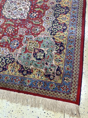 26943854g - Täbriz alt, Persien, Anfang 20.Jhd, Wolle auf Baumwolle, ca. 390 x 298 cm, EHZ: 3