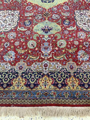 26943854h - Täbriz alt, Persien, Anfang 20.Jhd, Wolle auf Baumwolle, ca. 390 x 298 cm, EHZ: 3