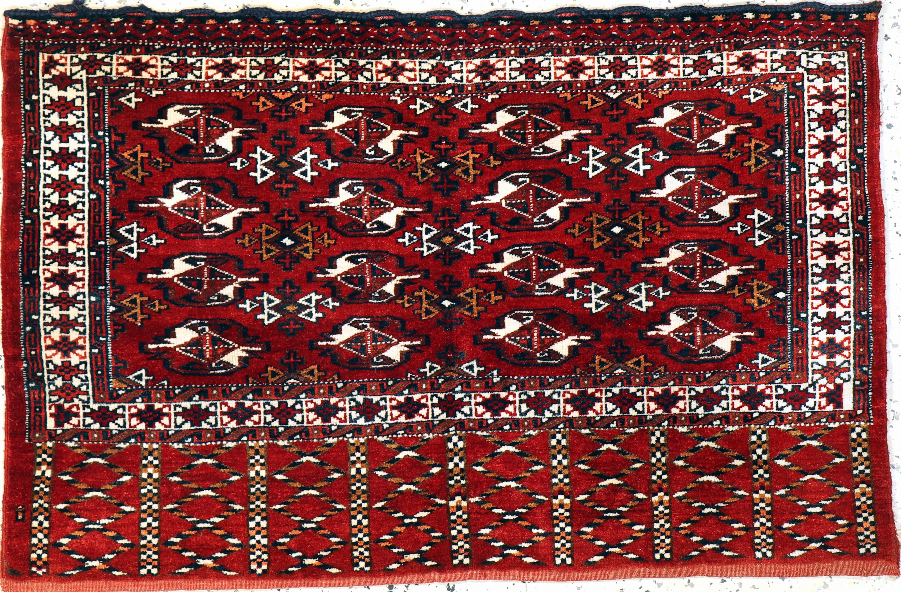 Buchara Tschowal, Turkmenistan, Mitte 20.Jhd, Wolle auf Wolle, ca. 113 x 73 cm, EHZ:2
