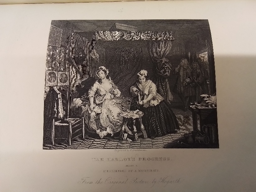 Detail e: The complete works of William Hogarth, in a series of 150 superb engavings on steel, with an introductory essay by James Hannay, the London printing ...