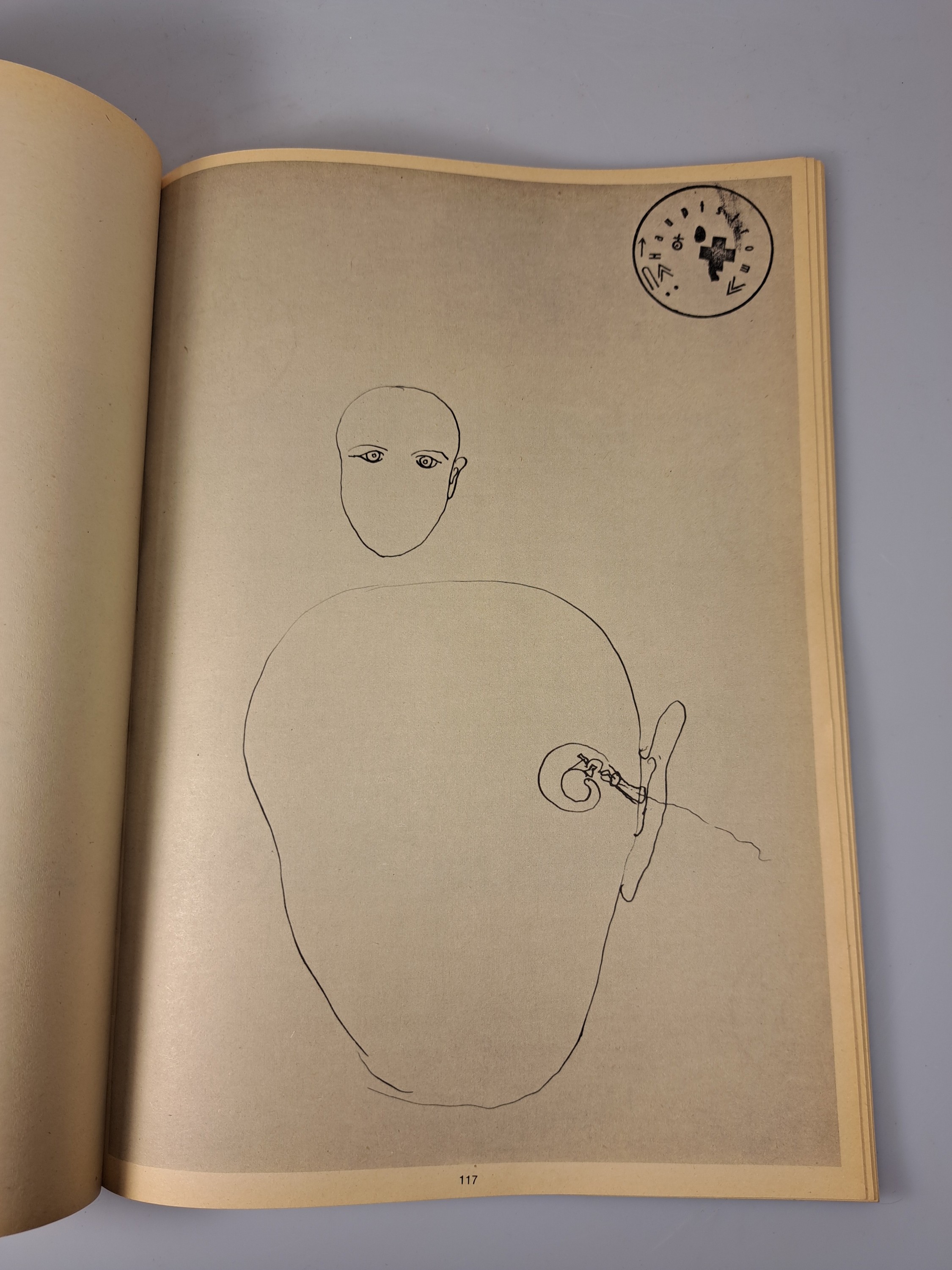 Detail g: Joseph Beuys, 1921-1987, Buchband: Zeichnungen von 1946-1971, Ed. Galerie Schmela, limit. Auflage 285/500, Frontispiz von Beuys handsigniert mit ...
