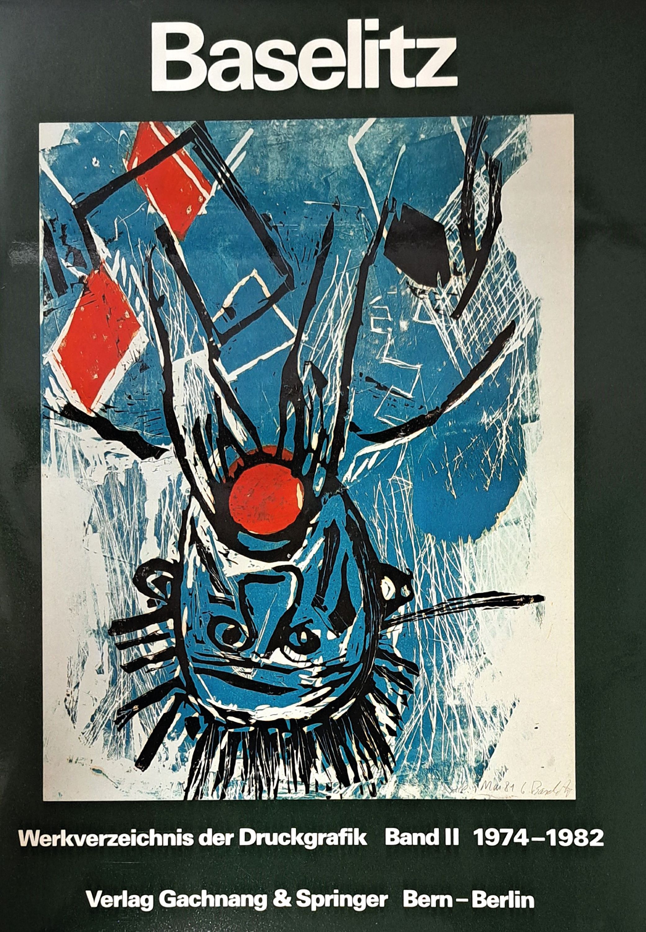 Detail b: Georg Baselitz, Werkverzeichnis der Druckgrafik, Fred Jahn: Baselitz peintre- gravuer, Verlag Gachnang und Springer Bern- Berlin 1987, Band I ...