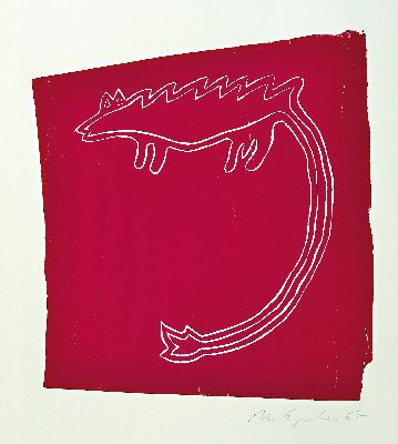 Image 26945035 - Marianne Eigenheer, 1945 Luzern-2018 Basel, Ohne Titel, Holzschnitt, handsign. und dat. ...